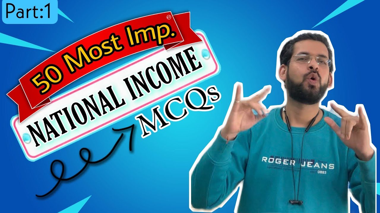 MCQ On National Income | National Income Class 12 MCQ | MCQ For UPPGT ...