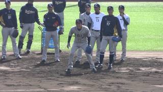 20131120 オリックスバファローズ2次秋季キャンプ＠神戸サブ 桑原佐藤達東野八木井川甲藤前田マエストリ榊原