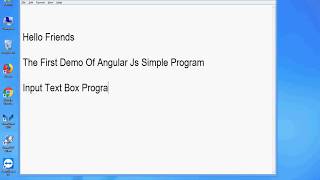 AngularJS Tutorial - simple application | First program in AngularJS