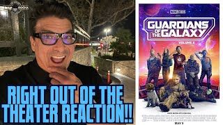 GUARDIANS OF THE GALAXY VOL 3 - Right Out of the Theater Reaction | Marvel Studios
