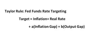 The Taylor Rule and the Fed Funds Rate Target