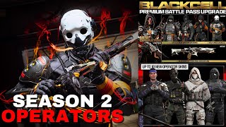 All CONFIRMED Black Ops 6 Season 2 Operators and Skins - Battle Pass, Bundles, Blackcell and More!