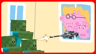Peppa Pig vs Zombies Part 3. Parody