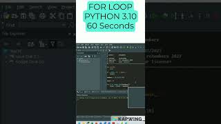 For Loop / Python 3.10 - Iteration in 60 Seconds #shorts