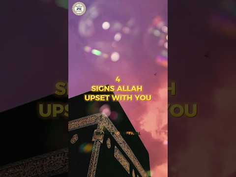 4 Signs Allah Upset With You... #islam #islamicvideo #shorts - YouTube