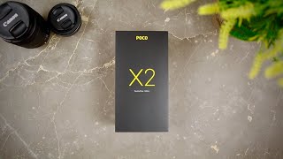 POCO X2 Unboxing and First Impressions - Atlantis Blue Colour