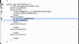 Android Application Development Tutorial 090 WebView navigation methods
