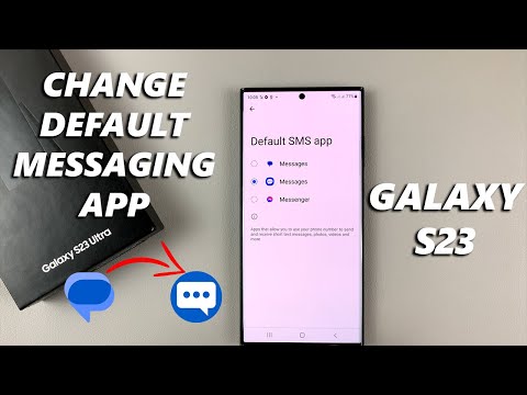 Samsung Galaxy S23/S23/S23 Ultra - How To Change Default Messaging App