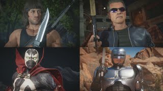 Mortal Kombat 11: All Characters Intro / Interaction Screen Animations [+ DLC's]