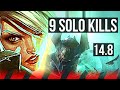 RIVEN vs MORDEKAISER (TOP) | 9 solo kills, 68% winrate, Godlike | EUW Master | 14.8