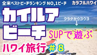 【ハワイ旅行　カイルア】全米NO,1のカイルアビーチでSUP体験してみた（前編）＃８