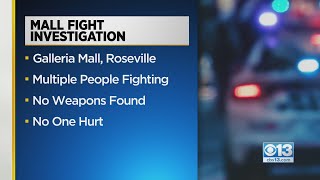 Fight at Roseville Galleria leaves some thinking they heard gunshots, says police