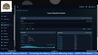 Live: Real Time Police & Sheriff Dispatch Scanner | Tucson, Arizona - Hope For Nancy Guthrie
