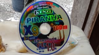 Umboksing Pe,piranha kenzi.x9 No 0.1 lansung tes kekuatan.