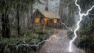 HEAVY RAIN AND THUNDER SOUNDS - DEEP SLEEP | Thunderstorm for Sleeping - Rain Sound Comfort #2