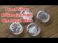 2021 Silver Proof Britannia Two Coin Set from The Royal Mint - Including The Coveted Frosted Reverse