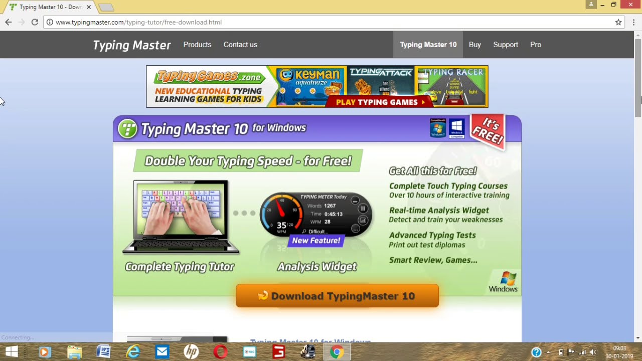 Typing Master How To Download And Install Youtube