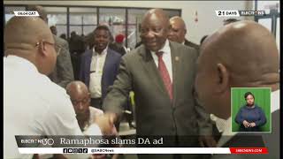 Elections 2024 | President Ramaphosa brands DA's election ad as treasonous