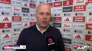 Arne Slot post match interview vs Nottingham Forest