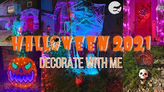 🎃Halloween 2021👻 | Decorate With Me! | Spooky Outdoor Decor Ideas | ChezTiffanie