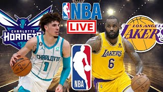 Live: Charlotte Hornets Vs Los Angeles Lakers | Live Scoreboard | Play by Play | Bhordz TV