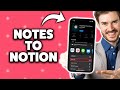 How to Export Notes from iPhone to Notion 2026 (Step-By-Step Tutorial)