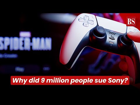 Why did 9 million people sue PlayStation maker Sony?