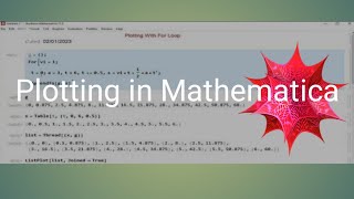 Plotting with For Loop Using Mathematica ll #mathematica #education #educationalvideo #learning