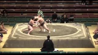 Hatsu 2016 Day 05 Chiyonoumi vs Fukamiyama