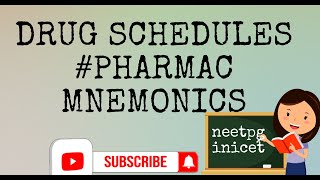 DRUG SCHEDULES from pharmac made easy!!