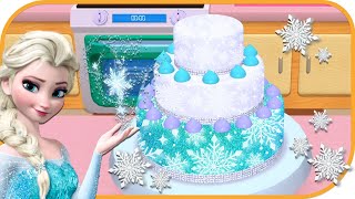Fun Learn 3D Cake Cooking&Colors Elsa My Bakery Empire  Bake Decorate & Serve Cakes Games For Kids