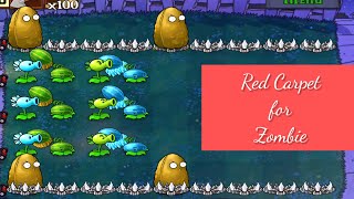 Combined crop attack|| Red carpet for zombie|| Plants vs Zombies