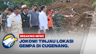 BREAKING NEWS - Presiden Jokowi Tinjau Lokasi Gempa Cianjur