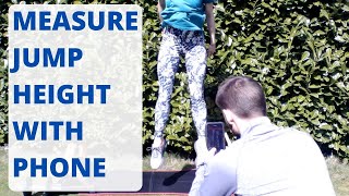 How to Measure a Vertical Jump Test with My Jump 2