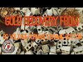 Gold Recovery From/ Dc Volts Furnace Element/G Scrap