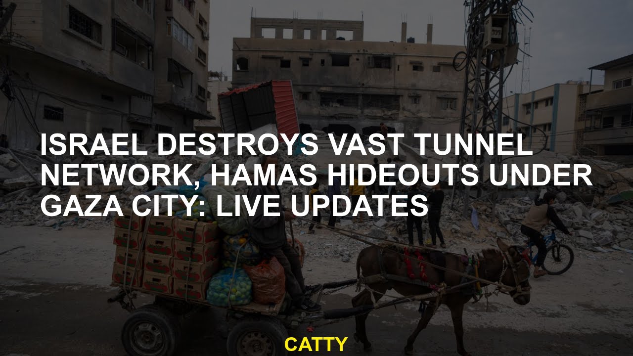 Israel Destroys The Wide Tunnel Network Under The City Of Gaza, Hamas ...