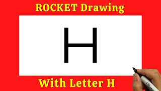 How to Draw Rocket Easy Step By Step | Easy Rocket Drawing | Easy And Simple Rocket Drawing