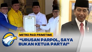 Jokowi Bantah 'Ikut Campur' Koalisi Prabowo