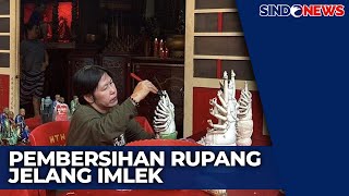 Tradisi Pembersihan Rupang Jelang Imlek di Klenteng Surabaya | Sindo Malam | 26/01