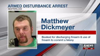 Waterloo man arrested after armed disturbance involving DCSO deputies