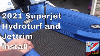 2021 Yamaha Superjet Hydroturf and Jettrim installation