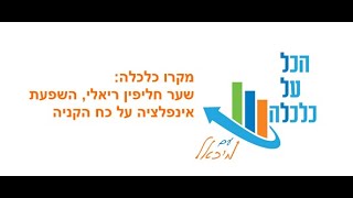 מקרו כלכלה: שער חליפין ריאלי, השפעת אינפלציה על כח הקניה. מיכאל רביב