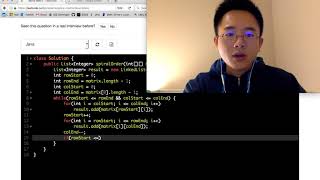15 min Java Coding Challenge - Spiral Matrix