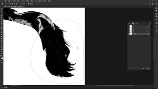 Photoshop零基础到精通 | 9.7 马毛发抠图-毛发层部分