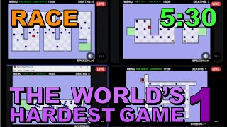 [Former PB] Crazy 6-Person Race (The World's Hardest Game 1)