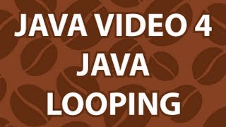 Java Video Tutorial 4