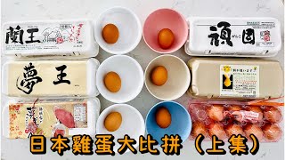 🍳日本雞蛋大比拼（上集）～烚蛋篇～🥚蘭王、夢王、夢美人、頑固、山吹、日本一