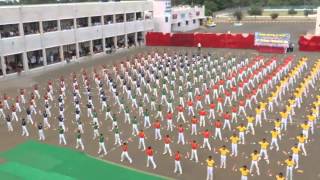 Mass PT on 51st Anniversary Day of Sainik School Bijapur