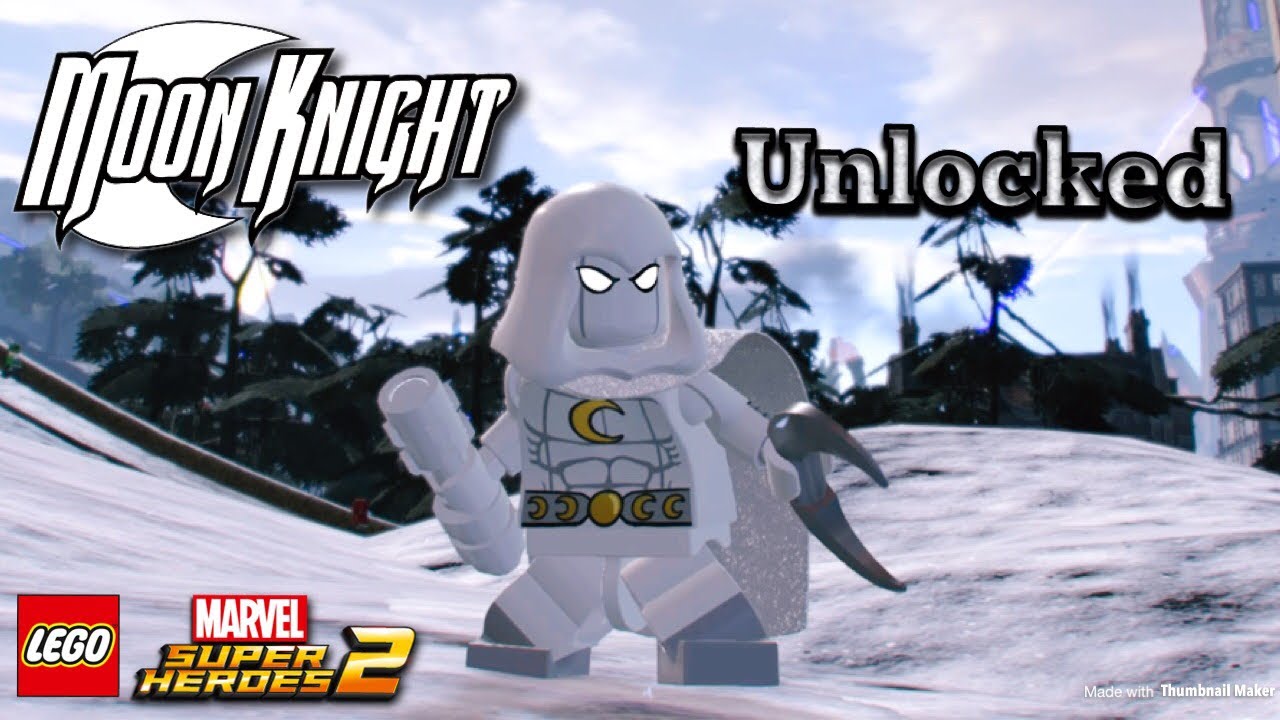 Lego Marvel SuperHeroes 2 Unlocking Moon Knight - YouTube