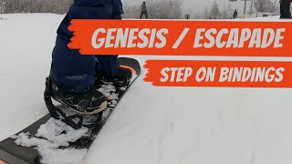 Good and Bad of Genesis and Escapade Step On Bindings (Review)